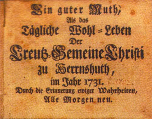 Titelseite der ersten gedruckten Ausgabe von 1731